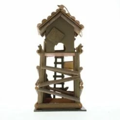 Best Sale 🥰 Zingz & Thingz Zingz & Thingz 13.5" Ranger Station Wood Birdhouse Brown 🤩
