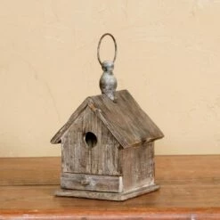 Budget 𧨠Park Hill Collection Rustic Birdhouse with Clean Out Drawer π