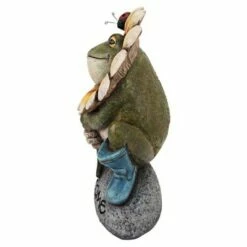 Best deal ⭐ Design Toscano Flowery Frog Garden Welcome Statue - Multicolored 🧨 -Garden Decor Shop unnamed file 310