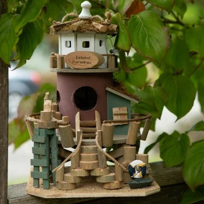 Wholesale β Zingz & Thingz Zingz & Thingz 11.25" Island Paradise Wood Birdhouse π₯° 9 Wholesale β Zingz & Thingz Zingz & Thingz 11.25" Island Paradise Wood Birdhouse π₯° - Image 8