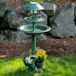 Buy 👍 Zingz & Thingz Zingz & Thingz 17" Verdigris Garden Centerpiece Bird Feeder Green 👍 -Garden Decor Shop unnamed file 3118