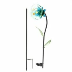 New ✔️ The Lakeside Collection Lakeside Solar Lily Garden Stake for Outdoors - Floral Light Accent 🧨 -Garden Decor Shop unnamed file 3185