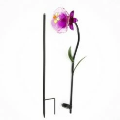 New ✔️ The Lakeside Collection Lakeside Solar Lily Garden Stake for Outdoors - Floral Light Accent 🧨 -Garden Decor Shop unnamed file 3186