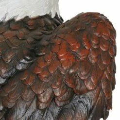 Best Pirce 🛒 24.3" Resin Large Bald Eagle Statue Brown/White - Exhart 🧨 -Garden Decor Shop unnamed file 3194