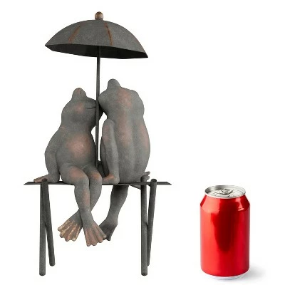 Cheap π Nature Spring Small Frog Couple Under Umbrella Resin Garden Statue - 14.5", Antique Bronze β 7 Cheap π Nature Spring Small Frog Couple Under Umbrella Resin Garden Statue - 14.5", Antique Bronze β - Image 6
