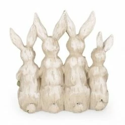 New 🎉 19.75" Concrete Broadus Outdoor Rabbit Family Garden Statue - Christopher Knight Home 🔥 -Garden Decor Shop unnamed file 327