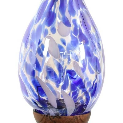 Outlet π 36" Pearlized Glass Solar Flame Stake Blue - Exhart β¨ 8 Outlet π 36" Pearlized Glass Solar Flame Stake Blue - Exhart β¨ - Image 6