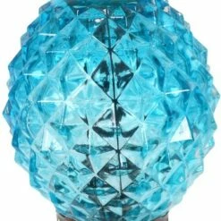 Buy 💯 29" Metal and Glass Solar Pineapple Garden Stake Blue - Exhart 😉 -Garden Decor Shop unnamed file 3290