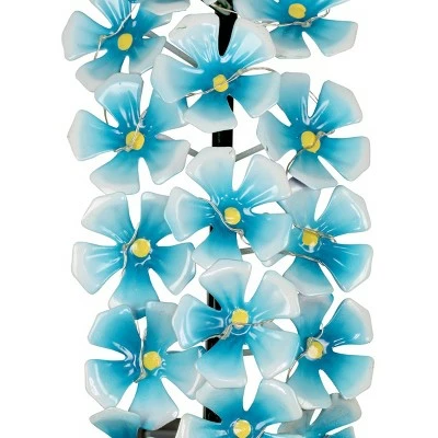 Deals π 28" Solar Metal Hanging Flower Garden Stake Turquoise - Exhart π 5 Deals π 28" Solar Metal Hanging Flower Garden Stake Turquoise - Exhart π - Image 3