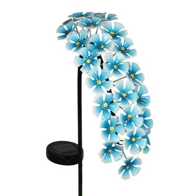 Deals π 28" Solar Metal Hanging Flower Garden Stake Turquoise - Exhart π 9 Deals π 28" Solar Metal Hanging Flower Garden Stake Turquoise - Exhart π - Image 7