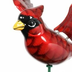 Best deal 😍 2pk 11" Plastic and Metal Windy Wings Cardinal Stakes - Exhart 😍 -Garden Decor Shop unnamed file 3336