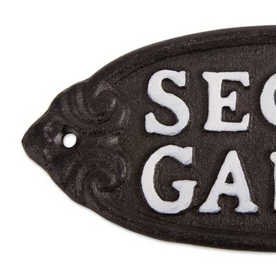 Best Pirce π Zingz & Thingz Zingz & Thingz Cast Iron Secret Garden Sign Black π 4 Best Pirce π Zingz & Thingz Zingz & Thingz Cast Iron Secret Garden Sign Black π - Image 2