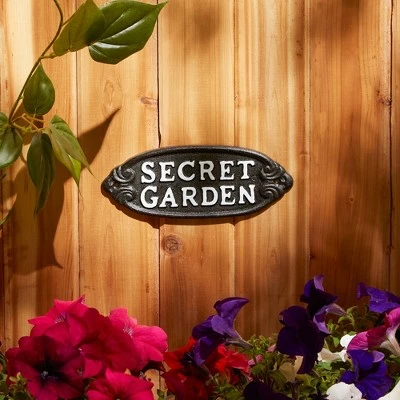 Best Pirce π Zingz & Thingz Zingz & Thingz Cast Iron Secret Garden Sign Black π 5 Best Pirce π Zingz & Thingz Zingz & Thingz Cast Iron Secret Garden Sign Black π - Image 3