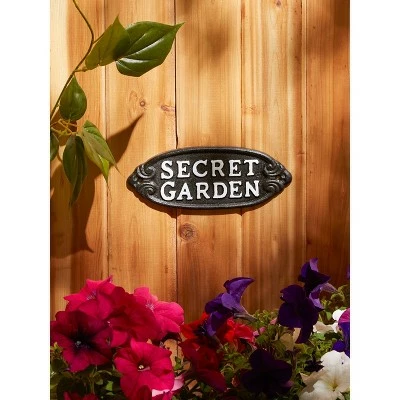 Best Pirce π Zingz & Thingz Zingz & Thingz Cast Iron Secret Garden Sign Black π 8 Best Pirce π Zingz & Thingz Zingz & Thingz Cast Iron Secret Garden Sign Black π - Image 6