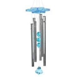 Wholesale 💯 24" Jay Bird Fluttering Wings Wind Chime Blue - Exhart ⌛ -Garden Decor Shop unnamed file 3386