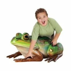 Brand new 😀 Design Toscano The Pine Barrens Giant Garden Tree Frog Statue 💯