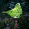 Promo ⌛ 31" Solar Resin/Glass Bird Finial Garden Stake Yellow - Exhart ⭐ -Garden Decor Shop unnamed file 3391