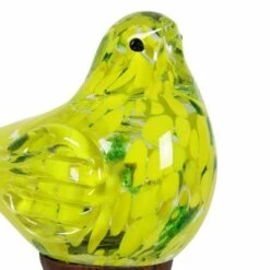 Promo ⌛ 31" Solar Resin/Glass Bird Finial Garden Stake Yellow - Exhart ⭐ -Garden Decor Shop unnamed file 3393