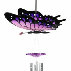 Brand new 🥰 24" Fluttering Wings Butterfly Wind Chime Purple - Exhart 🔥 -Garden Decor Shop unnamed file 3409