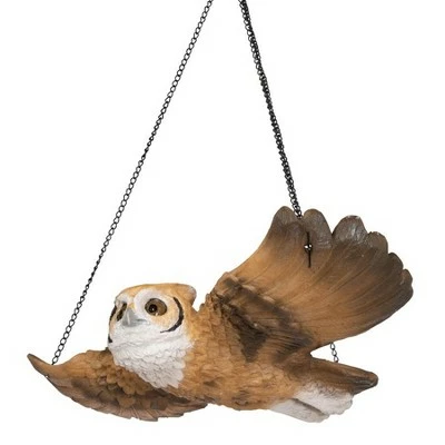 Cheapest π Design Toscano The Garden Owl Hanging Sculpture - Brown π 3 Cheapest π Design Toscano The Garden Owl Hanging Sculpture - Brown π - Image 2
