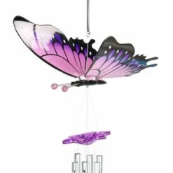 Brand new 🥰 24" Fluttering Wings Butterfly Wind Chime Purple - Exhart 🔥 -Garden Decor Shop unnamed file 3410