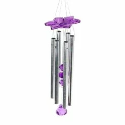 Brand new 🥰 24" Fluttering Wings Butterfly Wind Chime Purple - Exhart 🔥 -Garden Decor Shop unnamed file 3412