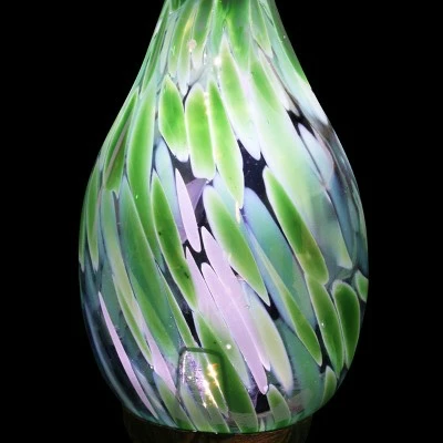 Hot Sale β 36" Pearlized Glass Solar Flame Stake Green - Exhart π 11 Hot Sale β 36" Pearlized Glass Solar Flame Stake Green - Exhart π - Image 9