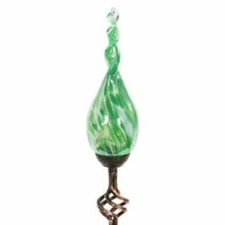 Hot Sale β 36" Pearlized Glass Solar Flame Stake Green - Exhart π 22 Hot Sale β 36" Pearlized Glass Solar Flame Stake Green - Exhart π -Garden Decor Shop unnamed file 3423