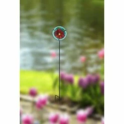 Brand new ✔️ Creative Motion Industries 36.2" H Glass Garden Stake - Creative Motion 👍