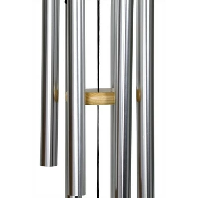 Buy βοΈ Large Metal and Wood Wind Chime Silver - Exhart 𧨠4 Buy βοΈ Large Metal and Wood Wind Chime Silver - Exhart 𧨠- Image 2