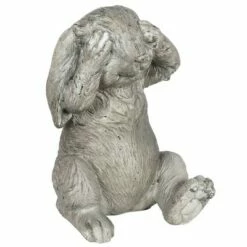 New 🥰 5.24" Resin No Evil Bunnies Statue Set Gray - Exhart 🧨 -Garden Decor Shop unnamed file 3482