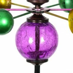 Budget 🛒 48" Metal Triple Wind Spinner Stake Purple - Exhart 🎉 -Garden Decor Shop unnamed file 3494