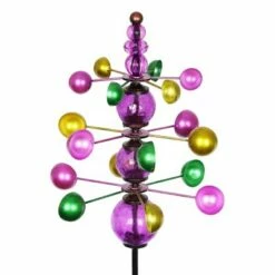 Budget 🛒 48" Metal Triple Wind Spinner Stake Purple - Exhart 🎉 -Garden Decor Shop unnamed file 3495