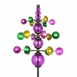 Budget 🛒 48" Metal Triple Wind Spinner Stake Purple - Exhart 🎉 -Garden Decor Shop unnamed file 3496