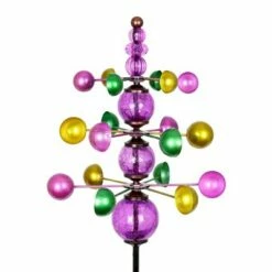 Budget 🛒 48" Metal Triple Wind Spinner Stake Purple - Exhart 🎉 -Garden Decor Shop unnamed file 3497