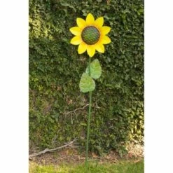 Flash Sale ⭐ 63"x16" Spring Festive Blooming Metal Sunflower Garden Stake - Alpine Corporation 🔥 -Garden Decor Shop unnamed file 3501