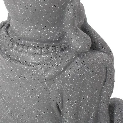 Best Sale π Harrod Outdoor Speak No Evil Monk Garden Statue - Stone Gray - Christopher Knight Home π 9 Best Sale π Harrod Outdoor Speak No Evil Monk Garden Statue - Stone Gray - Christopher Knight Home π - Image 7