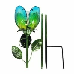 Deals 👏 71" Resin Solar Flower Garden Stake Blue - Exhart ✔️ -Garden Decor Shop unnamed file 3514