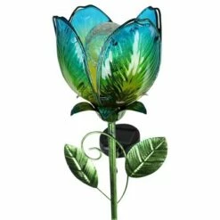 Deals 👏 71" Resin Solar Flower Garden Stake Blue - Exhart ✔️ -Garden Decor Shop unnamed file 3516