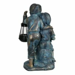 New 🔥 Solar Faux Bronze Garden Statue Brown - Exhart 🥰 -Garden Decor Shop unnamed file 3548