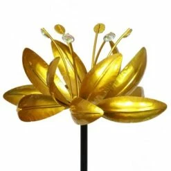 Brand new 🌟 53" 3 Tropical Flower Pastel Metallic Kinetic Resin Garden Stake - Exhart 💯 -Garden Decor Shop unnamed file 3551