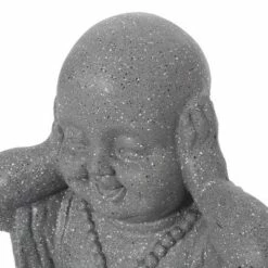 Discount 🤩 Harrod Outdoor Hear No Evil Monk Garden Statue - Stone Gray - Christopher Knight Home 👍 -Garden Decor Shop unnamed file 359