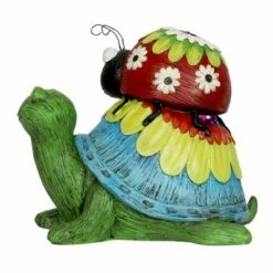 Best reviews of 🧨 9.25" Resin Garden Turtle and Lady Bug Statue - Exhart 💯 -Garden Decor Shop unnamed file 3594
