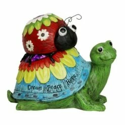Best reviews of 🧨 9.25" Resin Garden Turtle and Lady Bug Statue - Exhart 💯 -Garden Decor Shop unnamed file 3595