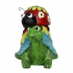 Best reviews of 🧨 9.25" Resin Garden Turtle and Lady Bug Statue - Exhart 💯 -Garden Decor Shop unnamed file 3596