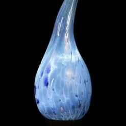 Wholesale 🎉 Pearlized Glass Solar Flame Stake Light Light Blue - Exhart 😀 -Garden Decor Shop unnamed file 3650