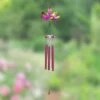 Budget 🎁 38.98" Metal Spinning Lotus Wind Chime Pink - Exhart 😍 -Garden Decor Shop unnamed file 3680