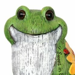 Flash Sale 🛒 10.24" Resin Garden Frog Statue Green - Exhart 😍 -Garden Decor Shop unnamed file 3683