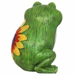 Flash Sale 🛒 10.24" Resin Garden Frog Statue Green - Exhart 😍 -Garden Decor Shop unnamed file 3687