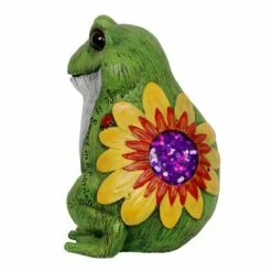 Flash Sale 🛒 10.24" Resin Garden Frog Statue Green - Exhart 😍 -Garden Decor Shop unnamed file 3688
